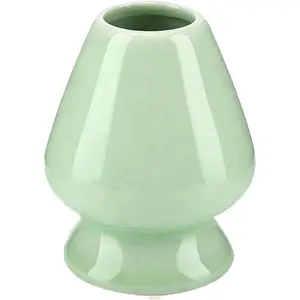 Matcha Whisk Holder Ceramic Chasen Stand for Bamboo Matcha Whisk Japanese Matcha Tea Set Accessory Matcha Green