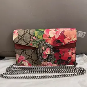 Pre-owned GUCCI Dionysus Mini Floral Print Chain Bag | Rare Romantic Gift Bag WWL HD