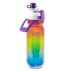 O2COOL MIST 'N SIP Misting Water Bottle 2-in-1 Mist And Sip Function - PRIDE