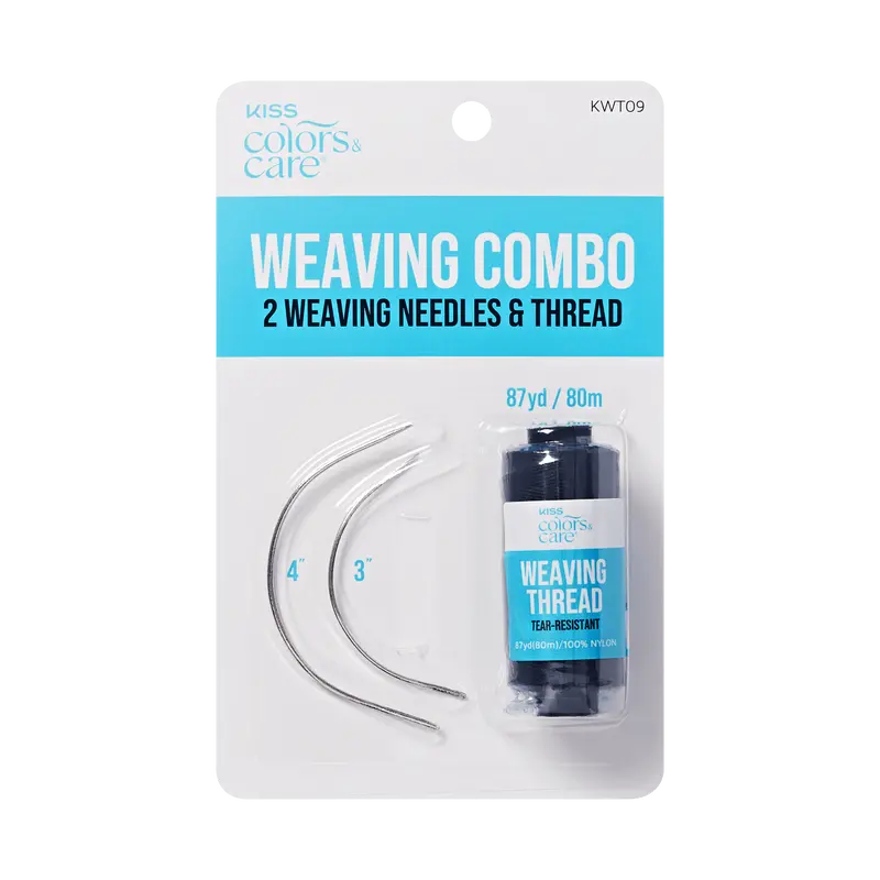 Kiss Colors & Care Weaving Combo Needle & Thread Set