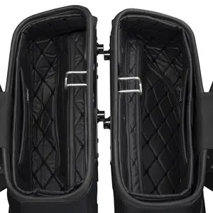 HOGWORKZ® Saddlebag Liners for OEM Harley® Softail Heritage '18-'25 | Black Stitching
