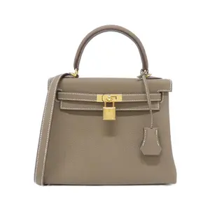 Pre-owned HERMÈS Calfskin Shoulder Bags Hermes Kelly25 Togo