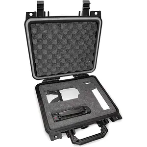 Waterproof Case for DJI Mavic Mini Ultralight Drone & Accessories - Customizable Foam Interior Airtight Travel Shell with Durable Rubber Protection
