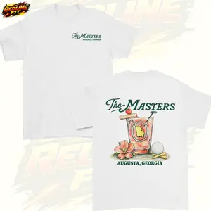 The Masters Augusta Georgia Golf Cocktail Shirt For Men For Women, Augusta Souvenir Tee, Azalea Drink Graphic Sweatshirt, Hoodie, Tournament Keepsake Gift, Trendy Unisex Shirt
