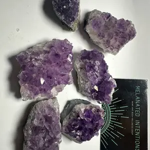 Amethyst Crystal Clusters + Intention Crystals + Manifestation Crystals +