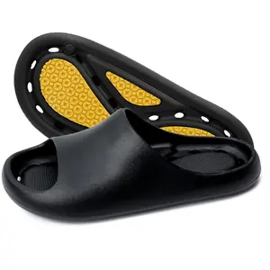 Adult Slides Recovery Sandals Plus Size Platform Pillow Slippers Slides for Women and Men -Lightweight Spa Open Toe Shower Sandals for Indoor & Outdoor Thick Sole Beach Shoes