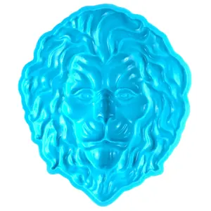 Stereo Wall Hanging Silicone Mould Valentines Lion- Head Mold DIY Pendant