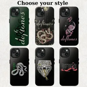 Deft0nes Tough Phone Case - “My Mind Is a Mountain” Snake Artwork Limited Edition Design Phone Cover For iPhone 17/16/15/14/13/12/11/X Plus Pro Max Mini, Music Fan