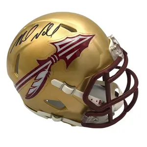 Mike Norvell Autographed Signed Florida State Speed Gold Flash Mini Helmet  - JSA Authentic
