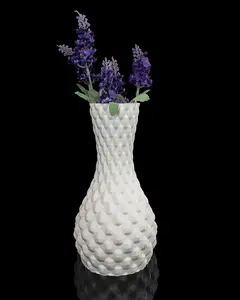 Diamond Vase - Elegant Design with Diamond Pattern, Ideal for Home Decor