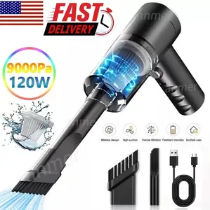 120W Handheld Cordless Vacuum Cleaner 9000Pa Mini Portable Car Auto Home Wireless High Suction Precision Filtration for Small Spaces