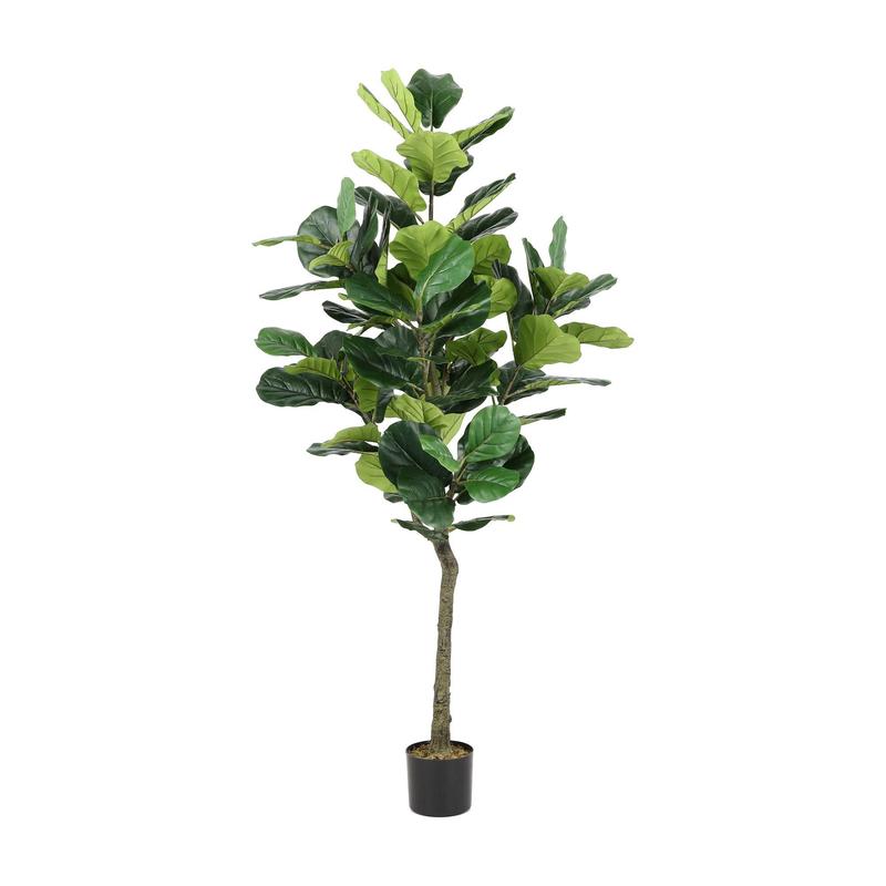 Safavieh Faux Fiddle Leaf Fig 50" Potted Tree