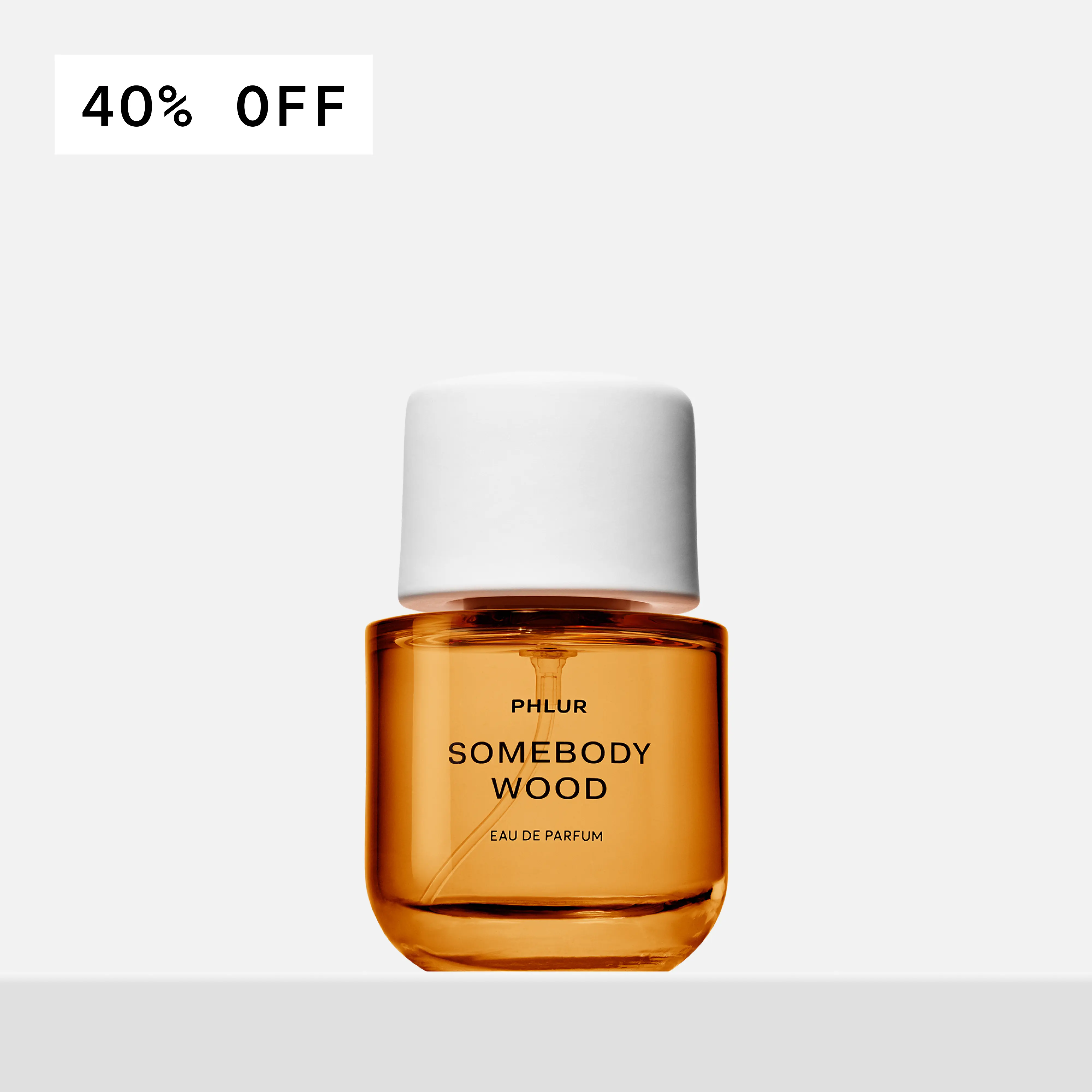 PHLUR Somebody Wood Eau de Parfum - Full Size Woody Amber Perfume with Bergamot, Saffron, Sandalwood & Spicy Amber (50mL) PHLUR Somebody Wood Eau de Parfum - Full Size Woody Amber Perfume with Bergamot, Saffron, Sandalwood & Spicy Amber (50mL)