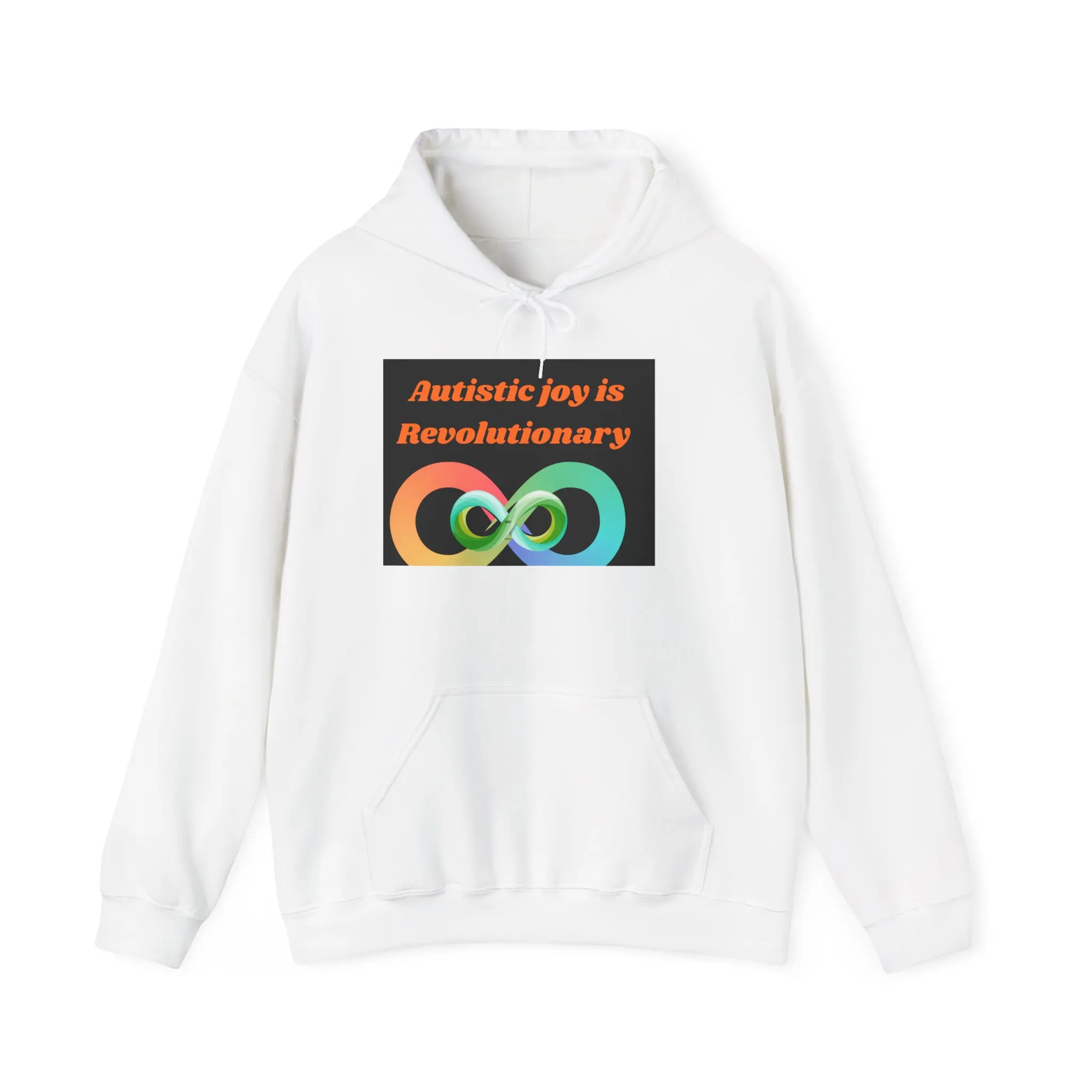 Autistic Joy Is Revolutionary Hoodie — Pride Infinity Symbol Sweatshirt