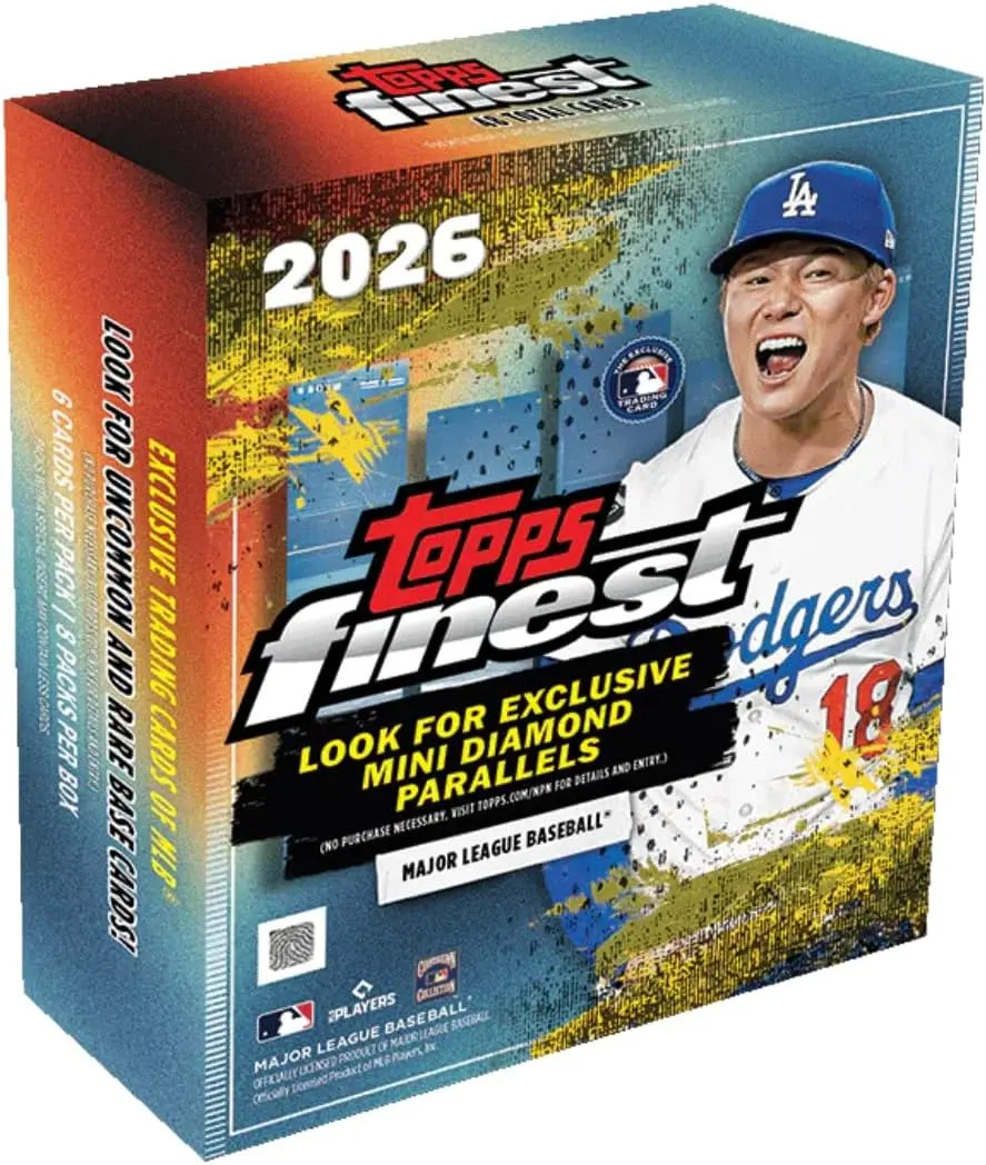 2026 Topps Finest Baseball - Mega Box