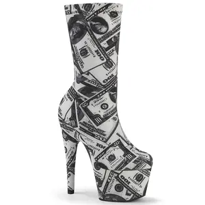 7 Inch Heel ADORE-1002DP Dollar Print