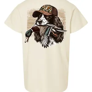 [Sale Up To 45%] Comfort ColorsÂ® Duck Hunting Boykin Spaniel Specialty TeeShirt