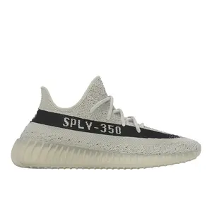 adidas Mens Yeezy Boost 350 V2 Lace Up Sneakers Shoes Casual - Grey