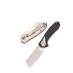 Household kitchen knife - Black Friday offer on G10 handle, high-carbon steel blade, with belt clip for gift giving, for outdoor barbecues, for men and women.
