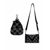 Black Grey Checkered