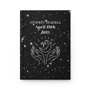 Astrology Journey Journal - Aries Edition, Star Sign Notebook, Personalized Gift, Cosmic Planner, Moon Phase Diary, Birthday Journal