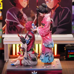 Akaza & Koyuki Anime Collectible Figure Model Statue, High-Quality Desktop Decoration, Perfect Gift for Fans, Comic Book Merchandise