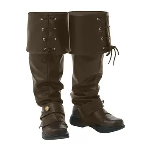 Deluxe Brown Boot Tops for Men