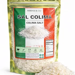 1Lb Sal Colima Sea Salt Unrefined 100% All Natural Sea Salt, Gourmet Grade, Non GMO's. | Hand Harvested | Imported From Lagoon Cuyutlán “Tepalcates” Colima, Mexico.
