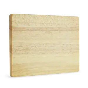 Makerflo Rubberwood Cutting Board for Craft Personalization DIY Laser Engraving, Epoxy, UV DTF, Vinyl, Mineral Oil Coating Durable Wooden Chopping Block