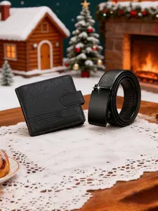 Men's Fashion Belt Set with Wallet, Classic Style, Perfect Gift for Valentine's Day, Father's Day, Christmas, Birthday