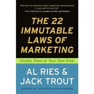 USED-The 22 Immutable Laws of Marketing: Exposed and Explained by the World's Two by Ries, Al (Paperback)
