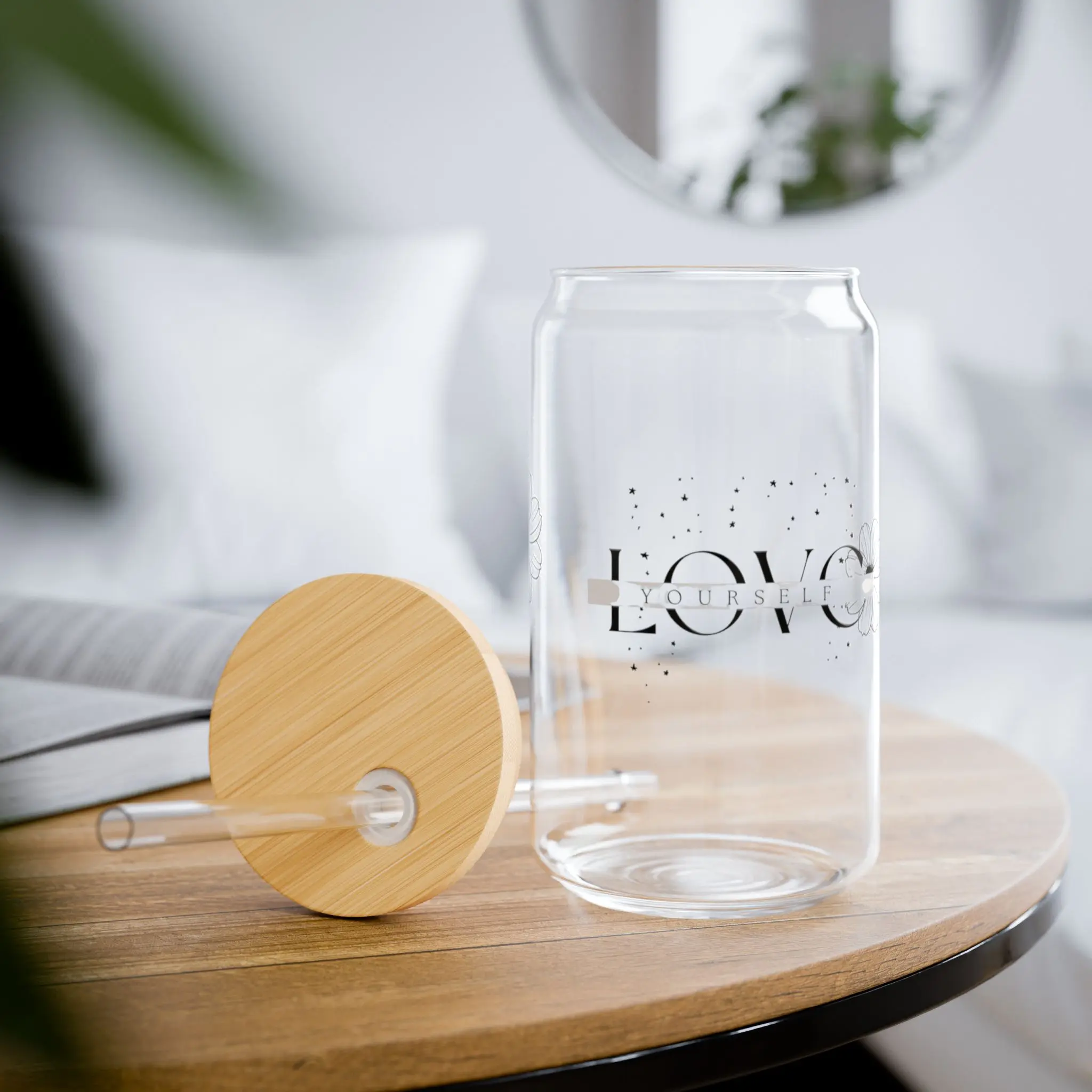 Stylish Glass Sipper, Eco-friendly Drinkware, Perfect for Parties, Home Decor, Gift for Friends, Summer Essentials