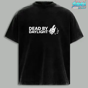 Dead By Daylight Blood Moon Printed Unisex T-Shirt, Oversized Streetwear Graphic Tee, 100% Premium Cotton Heavyweight Top, Horror Game Merch, Gamer Boyfriend Gift, Retro Dark Fantasy Clothing
