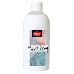 Viva Decor 3PL Pouring Medium 500ML Transparent High Viscosity Acrylic Additive for Thicker Layer Applications