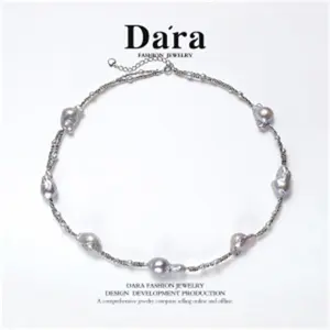 【Dara】Freshwater Pearl Baroque Pearl Necklace 10-11mm X5379001