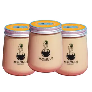 Case of 3 - KOKONUT Coconut Pudding Bold Coffee Flavor, 12oz, Dairy-Free, Gluten-Free Snack Dessert Natural