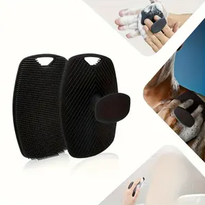 Gentle Exfoliating Body Scrub, Soft Silicone Gentle Exfoliator for Men & Women, Easy Clean Shower Essential for Daily Skincare Routine, Exfoliating Tool, Exfoliating Bath Tool