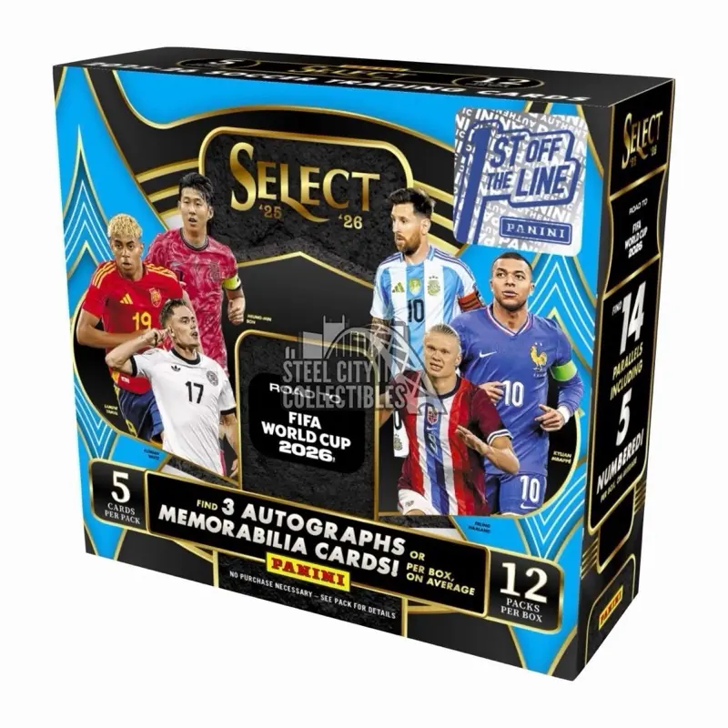 FOTL 25/26 Panini Select Road to World Cup Soccer 1st off the Line