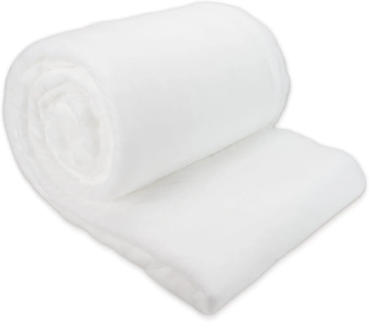 Polyester Upholstery Quilt Batting Roll - 36 in x 5 yd Rectangular Multipurpose Wadding Fabric Fiber Stuffing for Cushions, Bedspreads - Ideal for Crafters, Home Decoration Padding