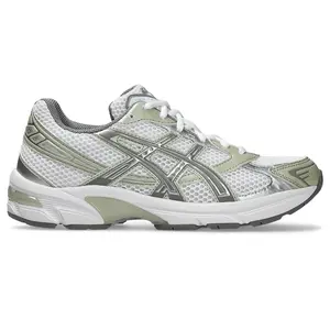 ASICS Gel-1130 White Dried Leaf Green Women's Sneaker 1202A164-124 Authentic Original Walking Running Athletic Sports Trainer White Unisex Chunky Fashion Shoe