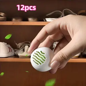12-Pack Long-Lasting Shoe & Sock Deodorizers, Freshen Feet Naturally, Odor Control Balls for Shoes, Footwear, and More