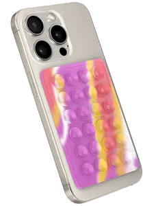 Planet StickyGrippy - Suction Phone Case Mount, Silicon Adhesive Phone Accessory for iPhone and Android, Hands-Free Fidget Toy Mirror Shower Phone Holder, Tiktok Videos and Selfies