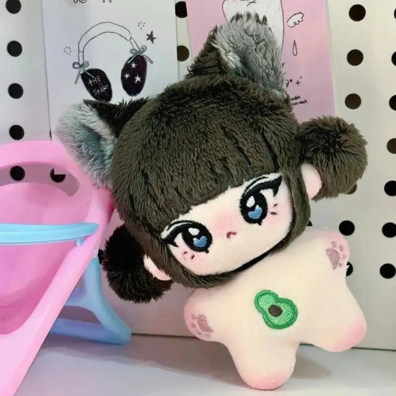 Stuffed 10cm Pretty Girl Haerin Starfish Body Kawaii Cotton Doll Plush Toy COS Birthday Gift or Cute Backpack Pendant Ornament