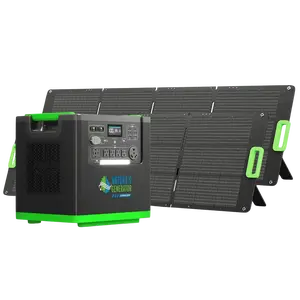 Nature's Generator Lithium 6000 with Solar Panel