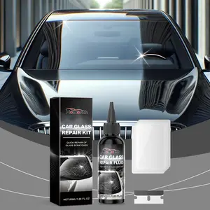 Car Glass Repair Fluid, Nano Patching Liquid for Windshield Cracks, Clear Vision Auto Glass Restorer, Easy Application & Long-Lasting Fix, Windshield Crack Adhesive