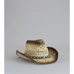 Sun Chaser Straw Cowboy Hat