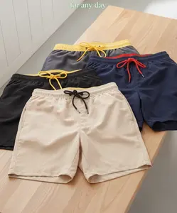 4-Pack Men’s Workout Shorts Quick Dry Gym Running Shorts with Pockets Drawstring Breathable Athletic Casual Shorts Set