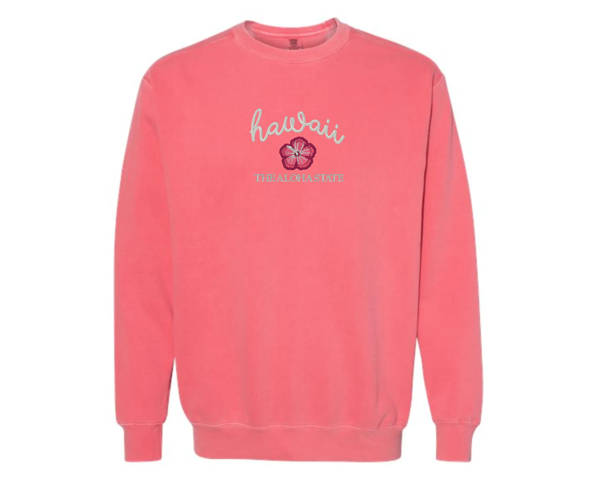 Hawaii Embroidered Crewneck