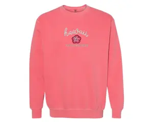 Hawaii Embroidered Crewneck