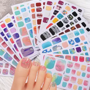 3D  Stickers for Toenails with Gold Foil and Imitation Diamonds, Cute   Film for Girls Maple Strips Art Kit